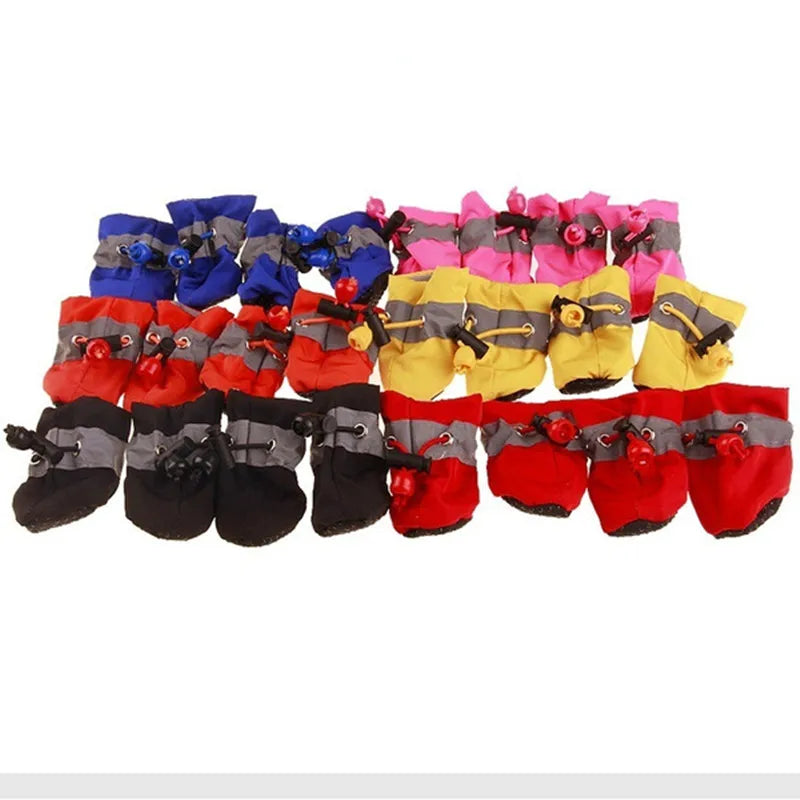 Waterproof Anti-Slip Dog Boots — Set of 4