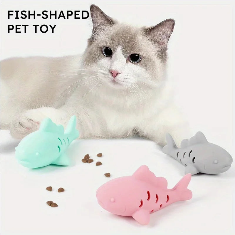 Silicone Treat-Hiding Chew Toy for Cats & Dogs