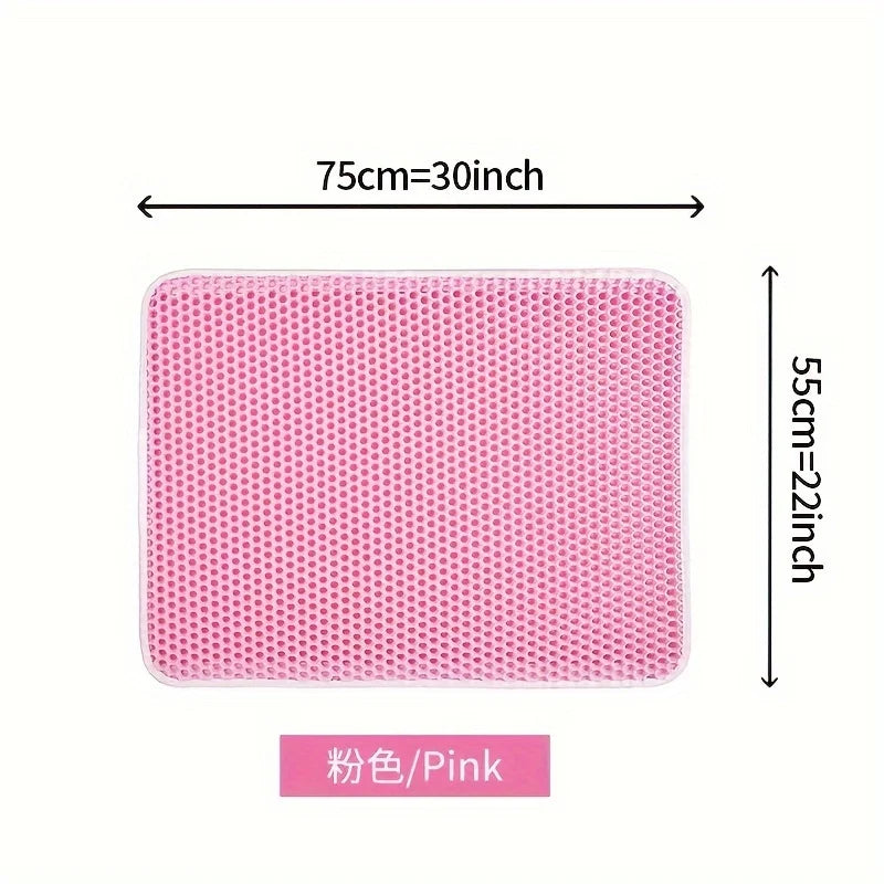 Honeycomb Double-Layer Cat Litter Mat