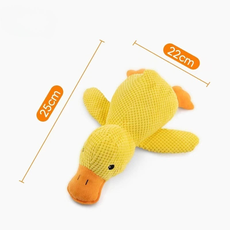 Long-Neck Plush Squeaky Doll Toy for Dogs & Cats