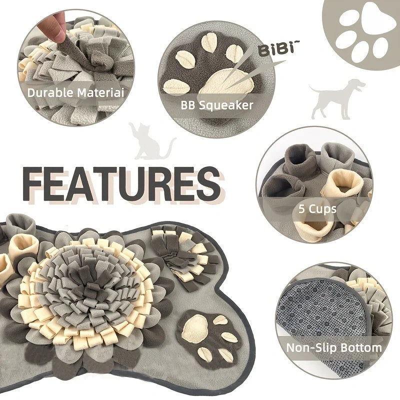 Dog Snuffle Mat for Slow Feeding & Foraging