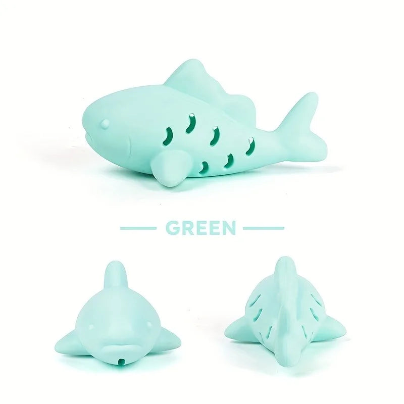 Silicone Treat-Hiding Chew Toy for Cats & Dogs