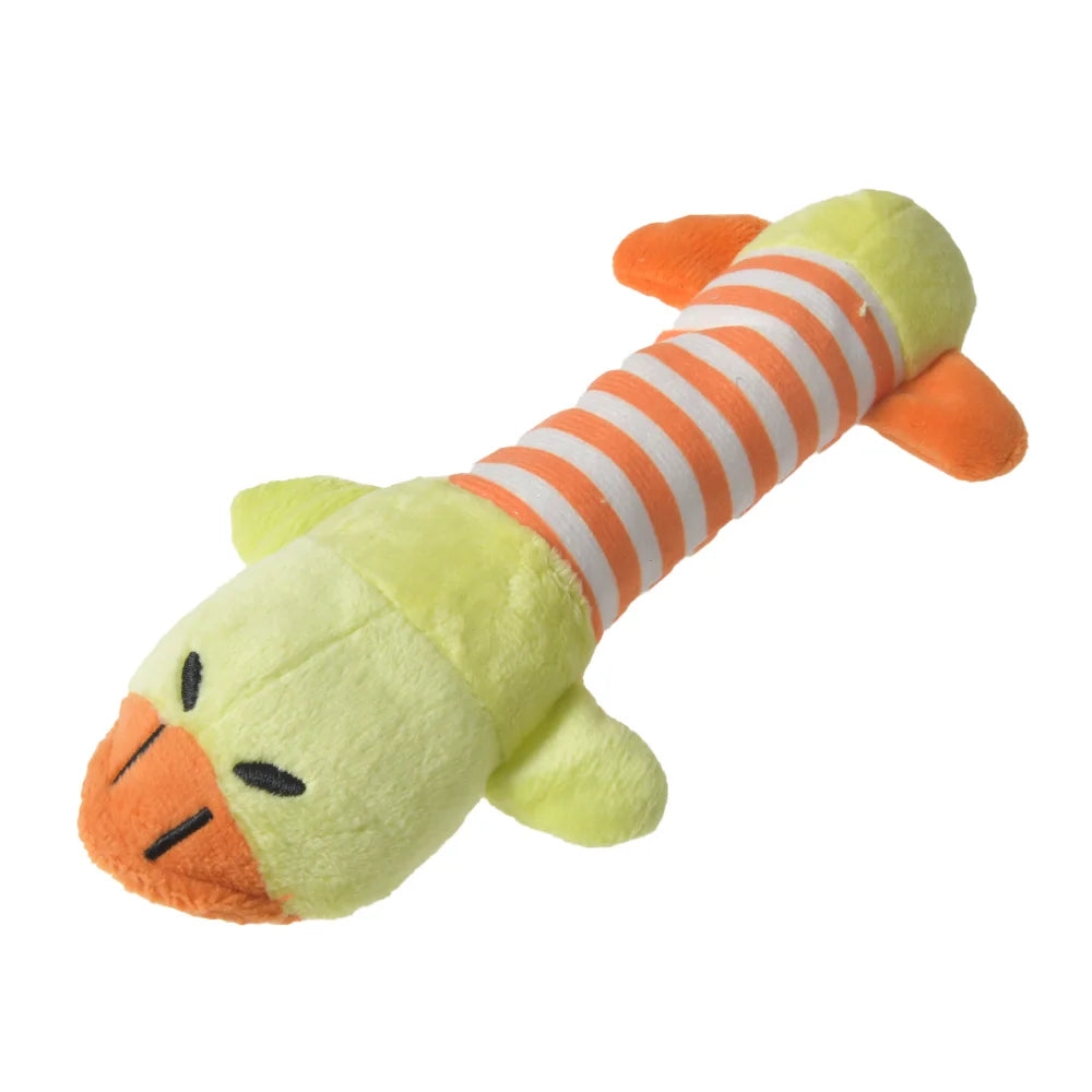 Plush Animal Character Toy for Dogs & Cats