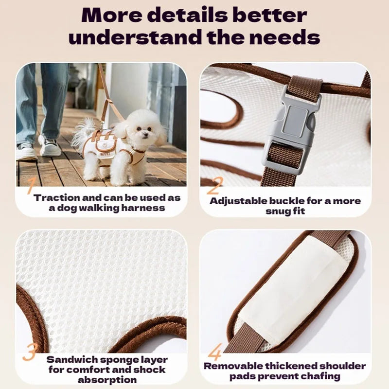 Breathable Pet Carrier Backpack for Dogs & Cats