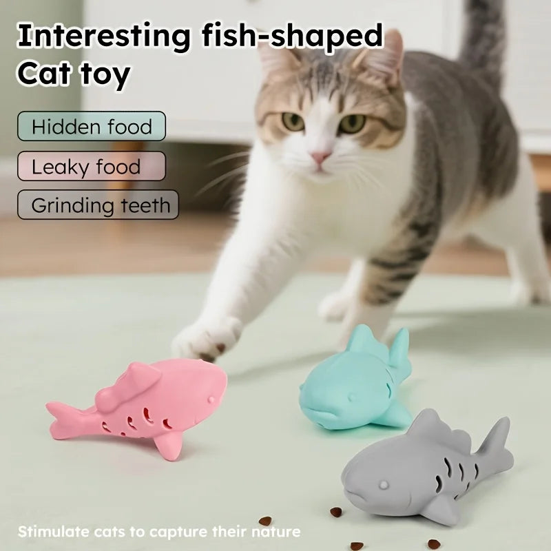 Silicone Treat-Hiding Chew Toy for Cats & Dogs