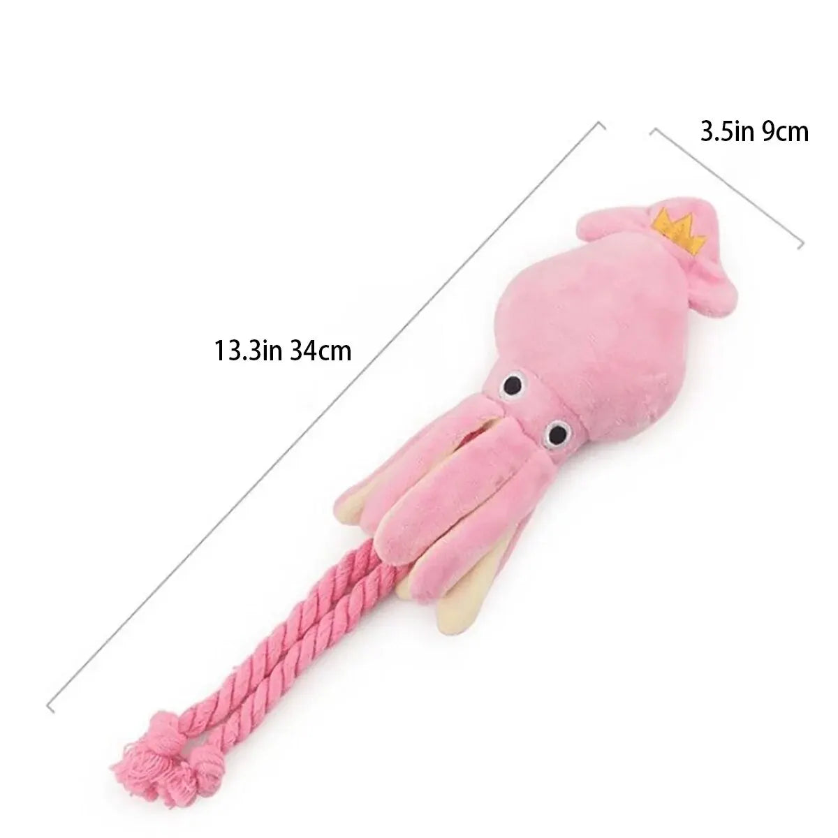 Plush Octopus Rope Toy for Dogs