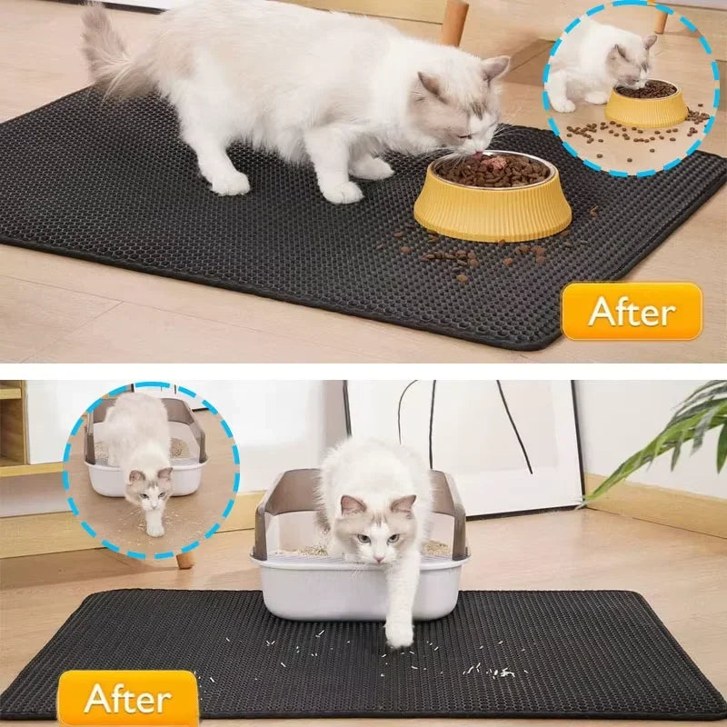 Honeycomb Cat Litter Trapping Mat