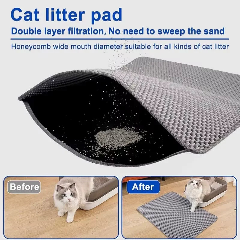 Honeycomb Cat Litter Trapping Mat