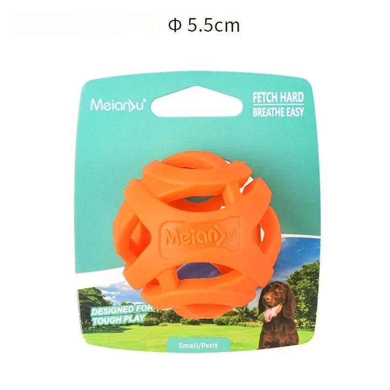 Hollow Silicone Chew Ball for Dogs