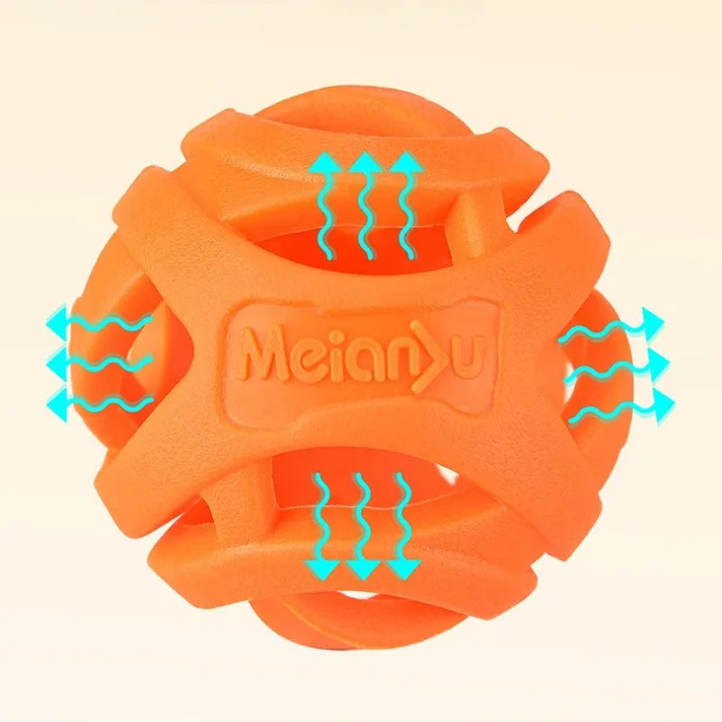 Hollow Silicone Chew Ball for Dogs