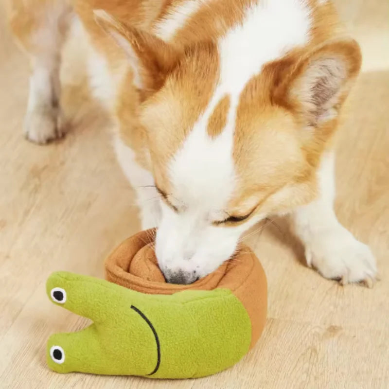 Snail Snuffle Mat & Treat Puzzle Toy for Dogs & Cats
