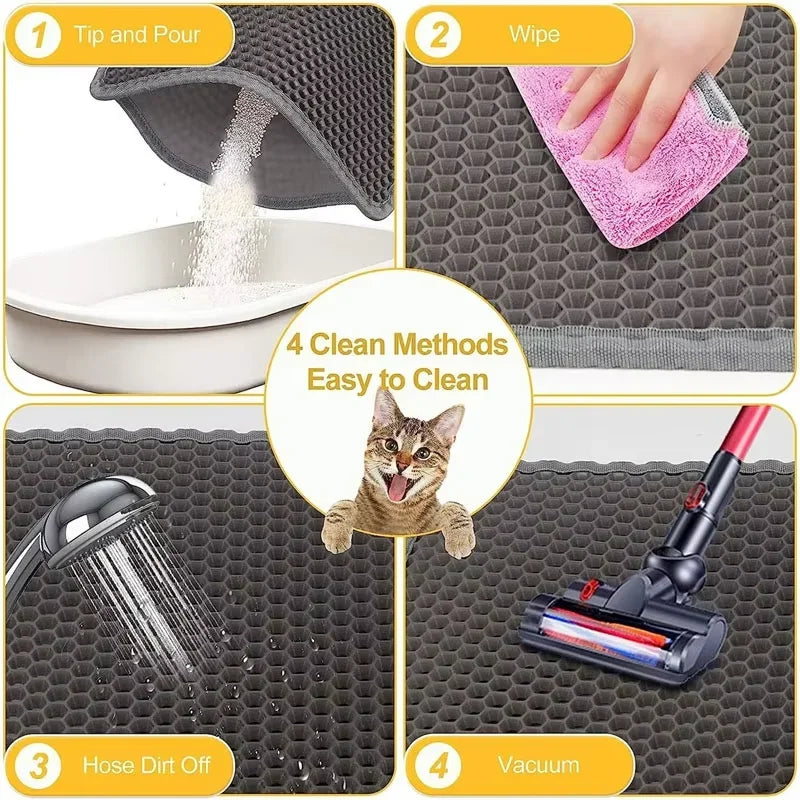 Honeycomb Cat Litter Trapping Mat