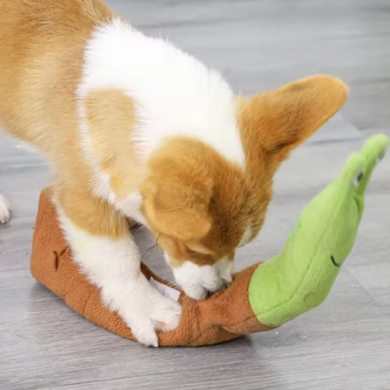 Snail Snuffle Mat & Treat Puzzle Toy for Dogs & Cats