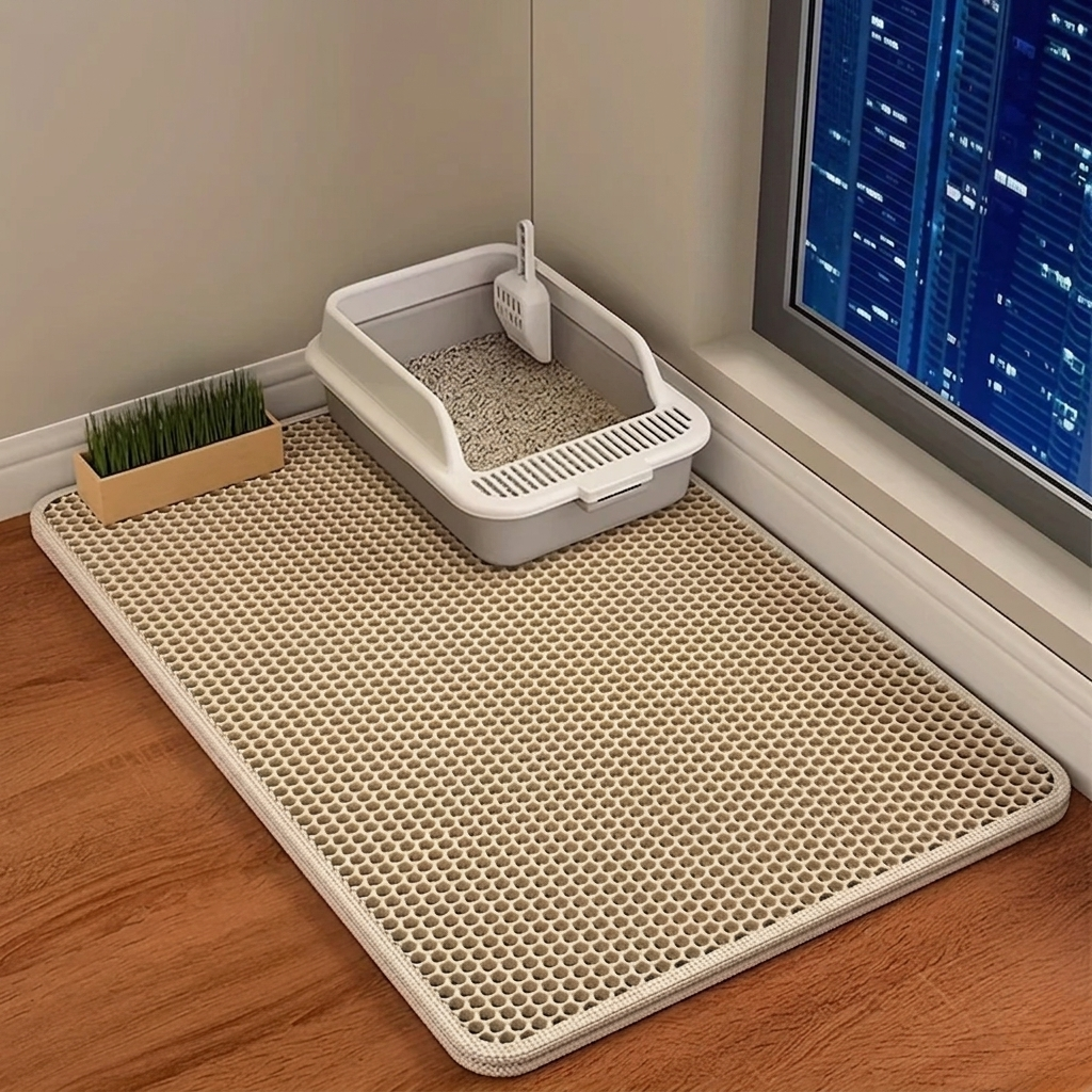 Honeycomb Double-Layer Cat Litter Mat