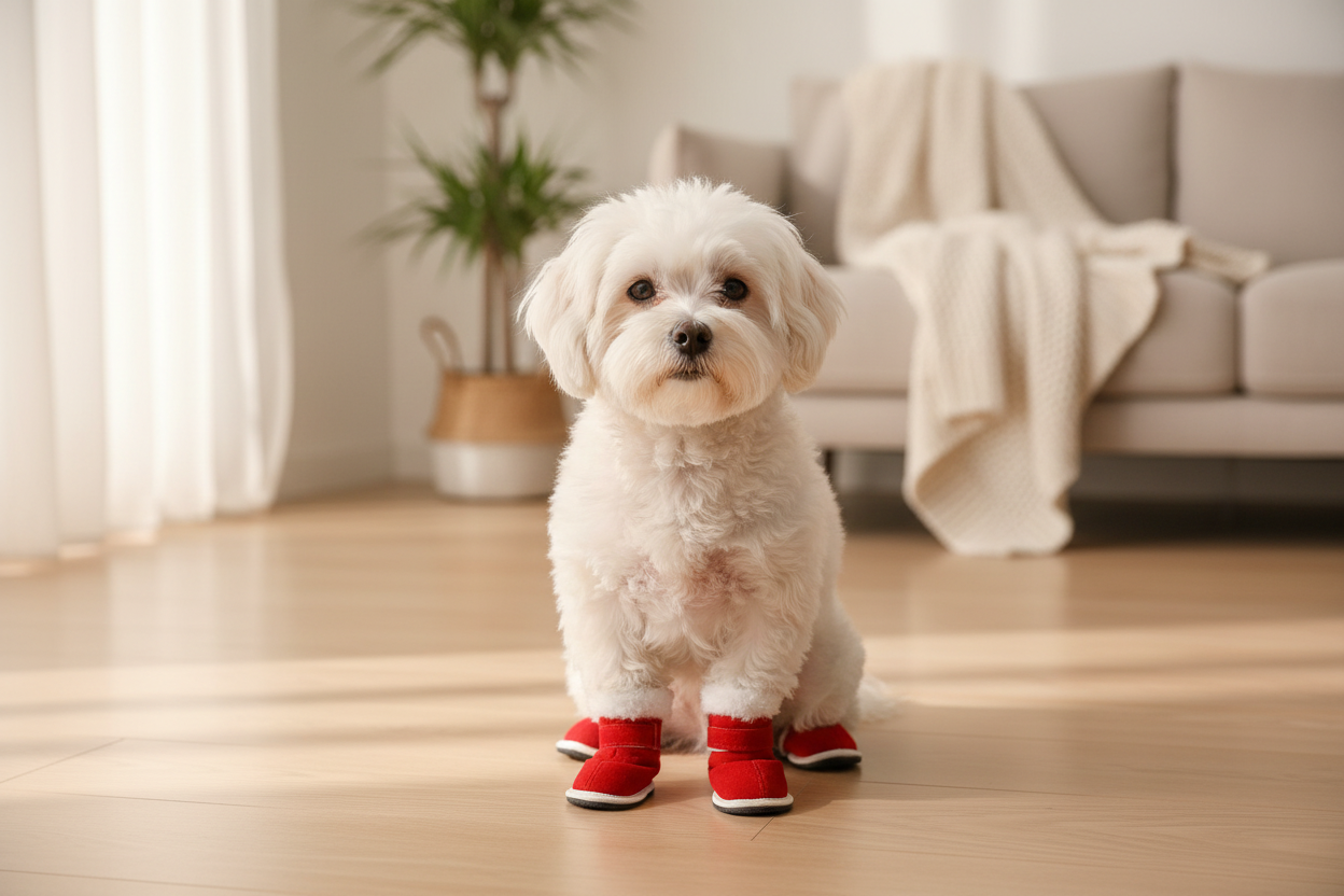 Soft Cotton Dog Booties Hero